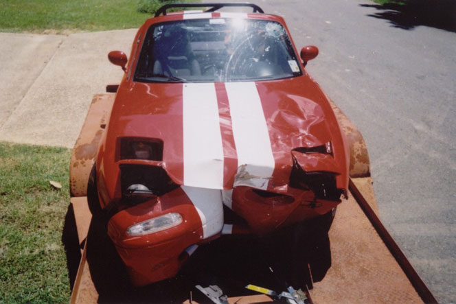 M2 Sport with Double Diagonal Crash Photo