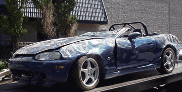 M2 Sport with Double Diagonal Crash Photo