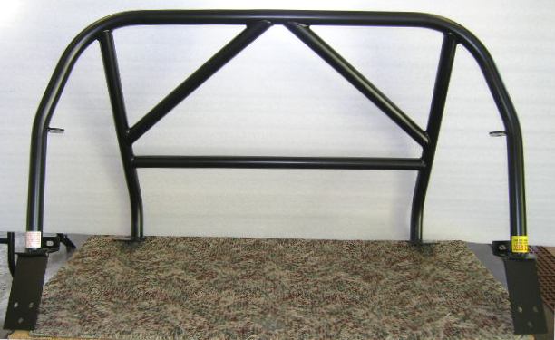 Black Powdercoat Hard Bar Sport with Single Diagonal