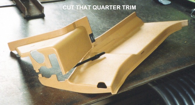 Cutting Quarter Trim